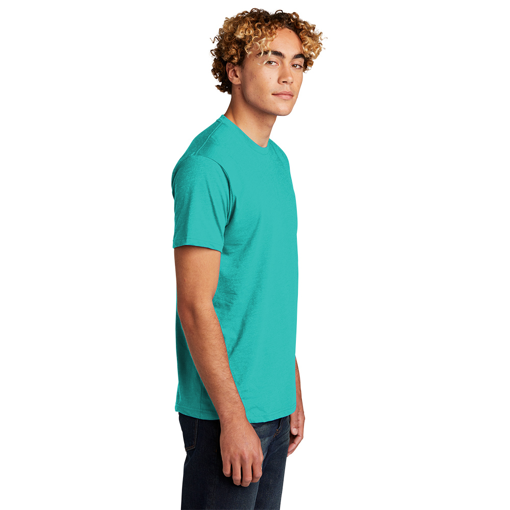 Unisex CVC Crewneck T-Shirt - Tahiti Blue
