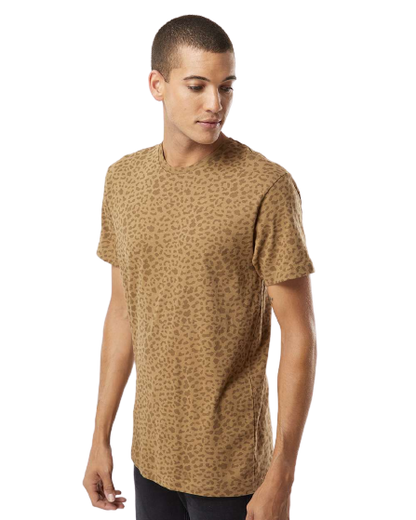 Unisex Fine Jersey T-Shirt - Brown Leopard