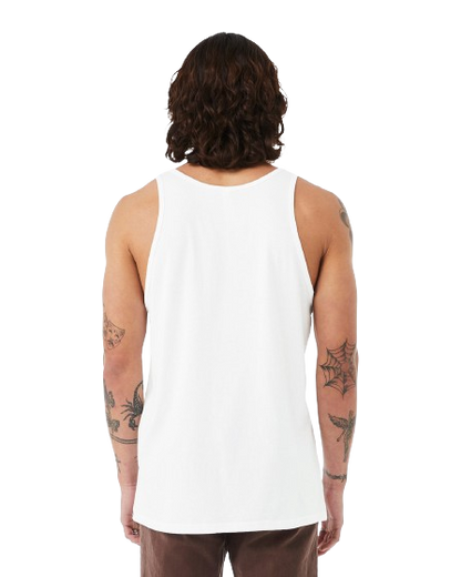 Unisex Heather CVC Tank - Solid White Blend