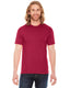 American Apparel BB401W - Unisex Poly-Cotton Short-Sleeve Crewneck - Heather Red