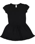 Toddler Baby Rib Dress - Black