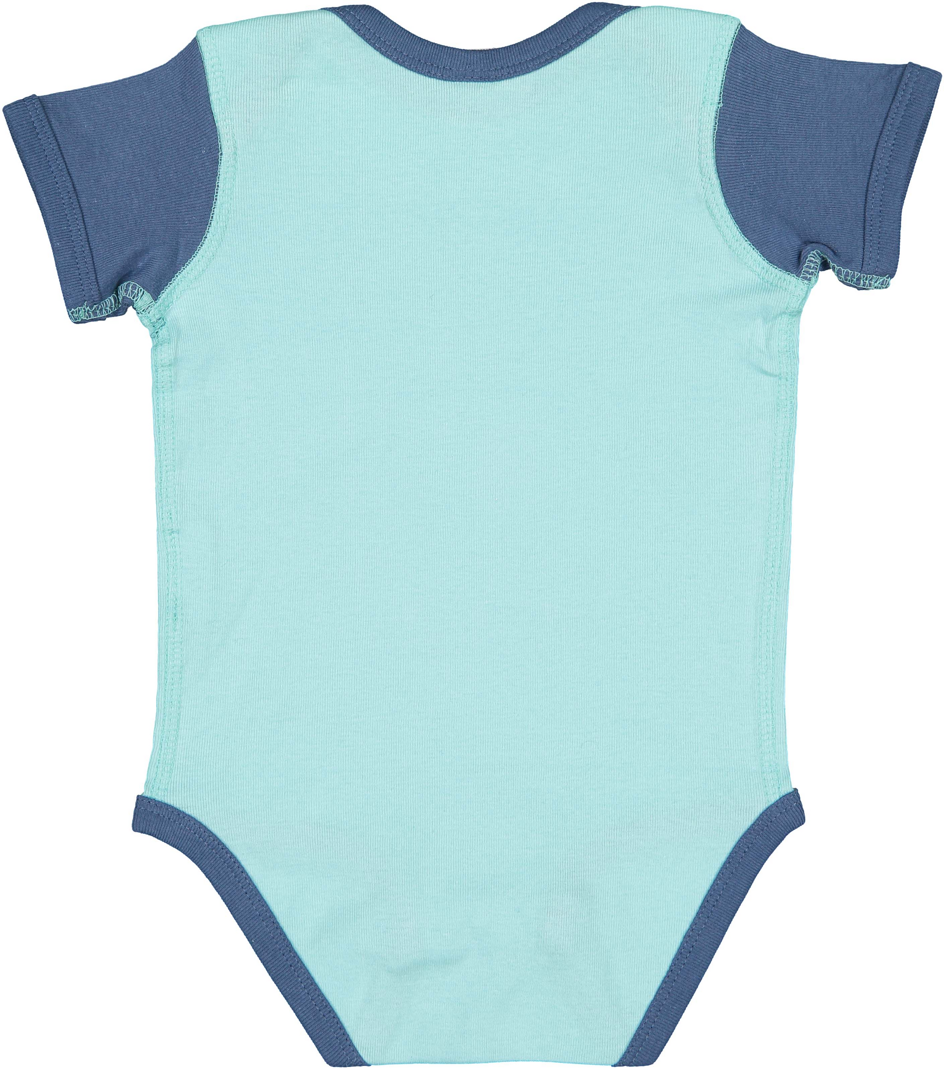 Infant Baby Rib Bodysuit - Chill / Indigo