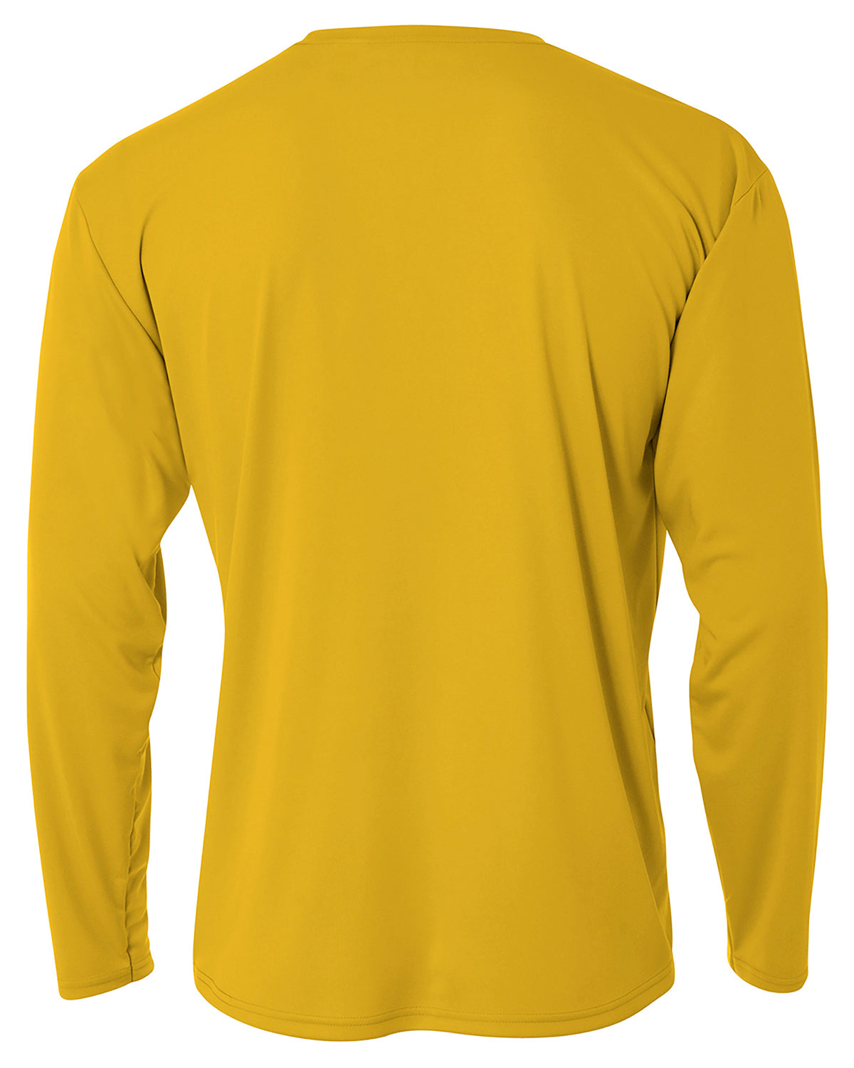 Youth Long Sleeve Cooling Performance Crew Shirt - Gold