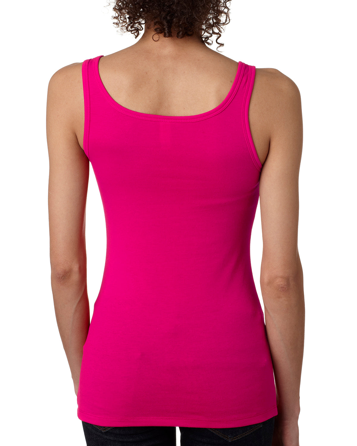 Women's Spandex Jersey Tank - Raspberry