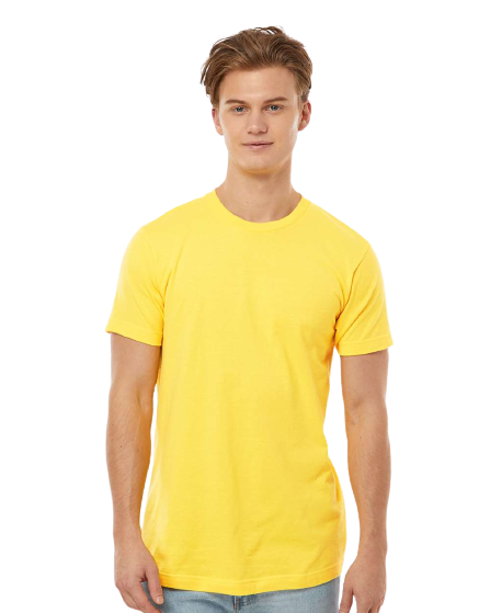 Unisex Fine Jersey Tee - Sunshine