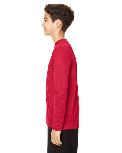 Youth Zone Performance Long-Sleeve T-Shirt - Sport Red