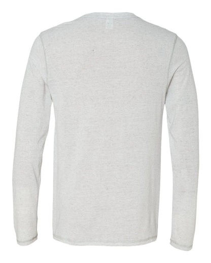 Long Sleeve Triblend T-Shirt - White Heather Triblend