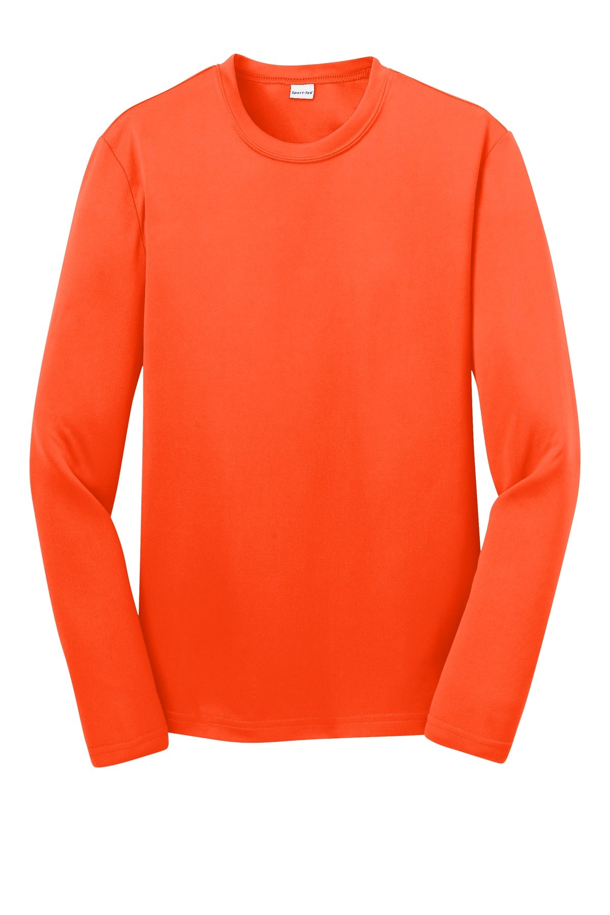 Youth Long Sleeve PosiCharge Competitor Tee - Neon Orange