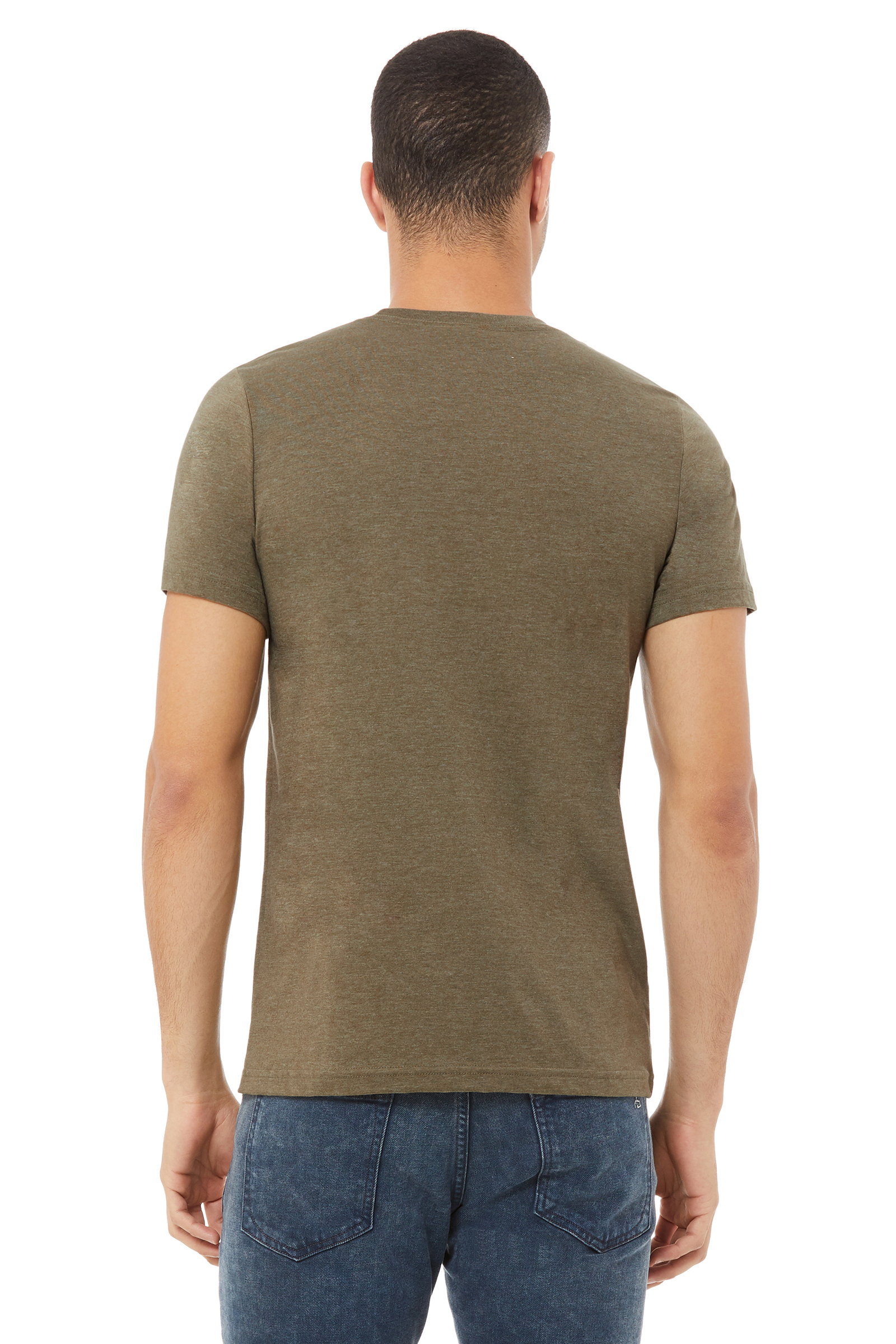 Unisex Heather CVC T-Shirt - Heather Olive