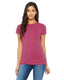 Bella + Canvas 6004 - Women's Junior Fit Favorite T-Shirt - Berry
