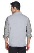 Unisex V-Neck Vest - Gray Heather