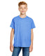 Anvil 990B - Youth Lightweight T-Shirt - Heather Royal Blue