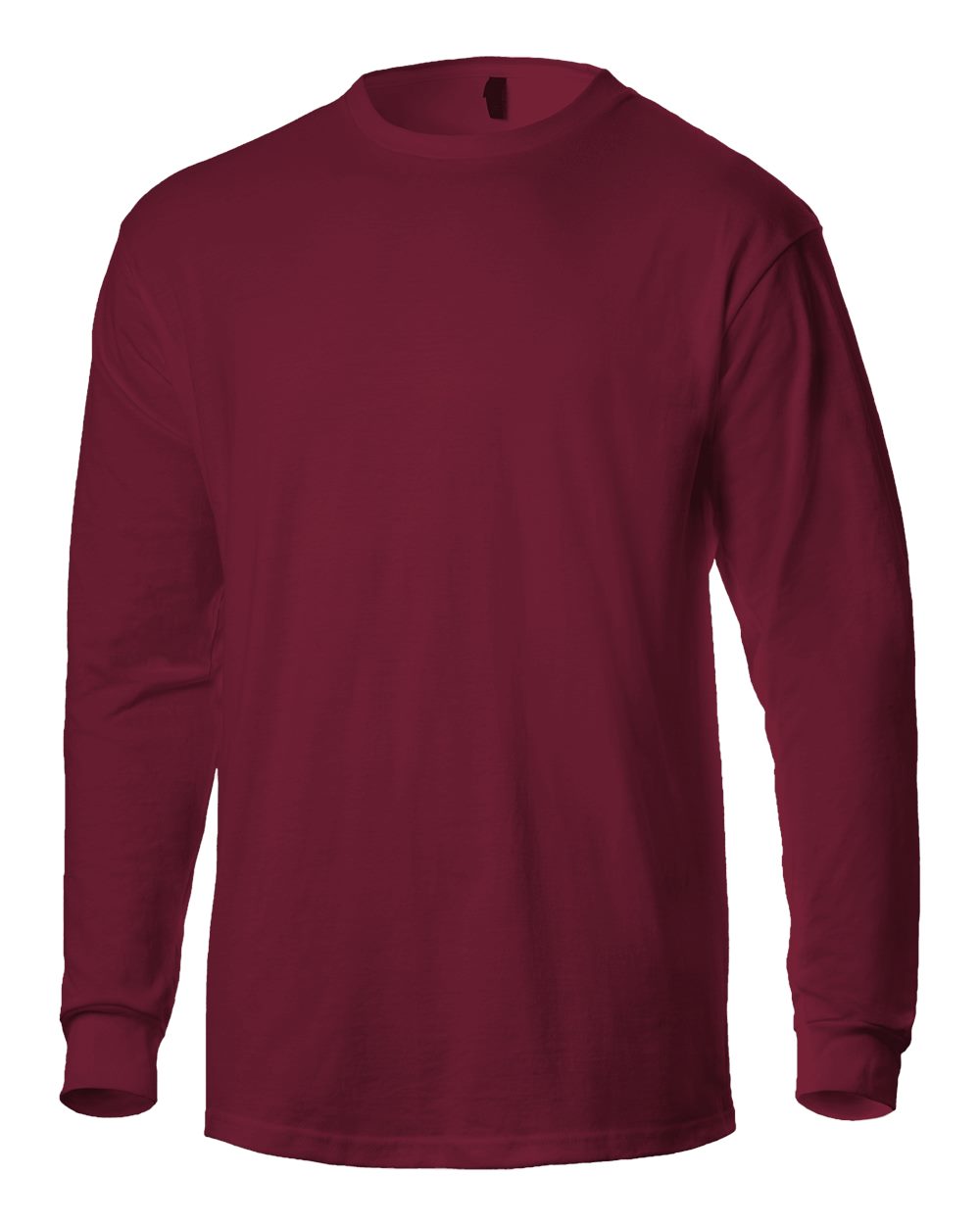 Unisex Heavyweight Long Sleeve Tee - Burgundy