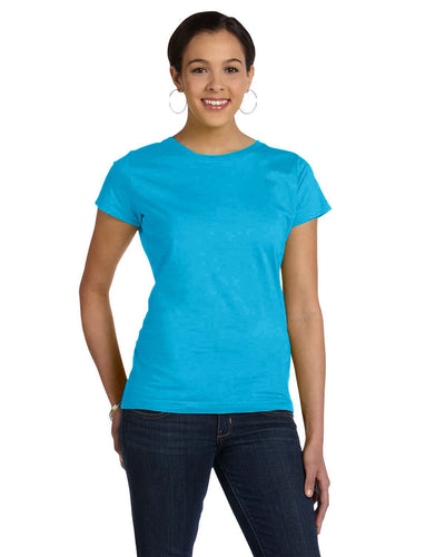 Women's Fine Jersey T-Shirt - Turquoise