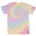 Youth Multi-Color Spiral T-Shirt - Hazy Rainbow