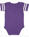Infant Football Bodysuit - Vintage Purple / Blend White