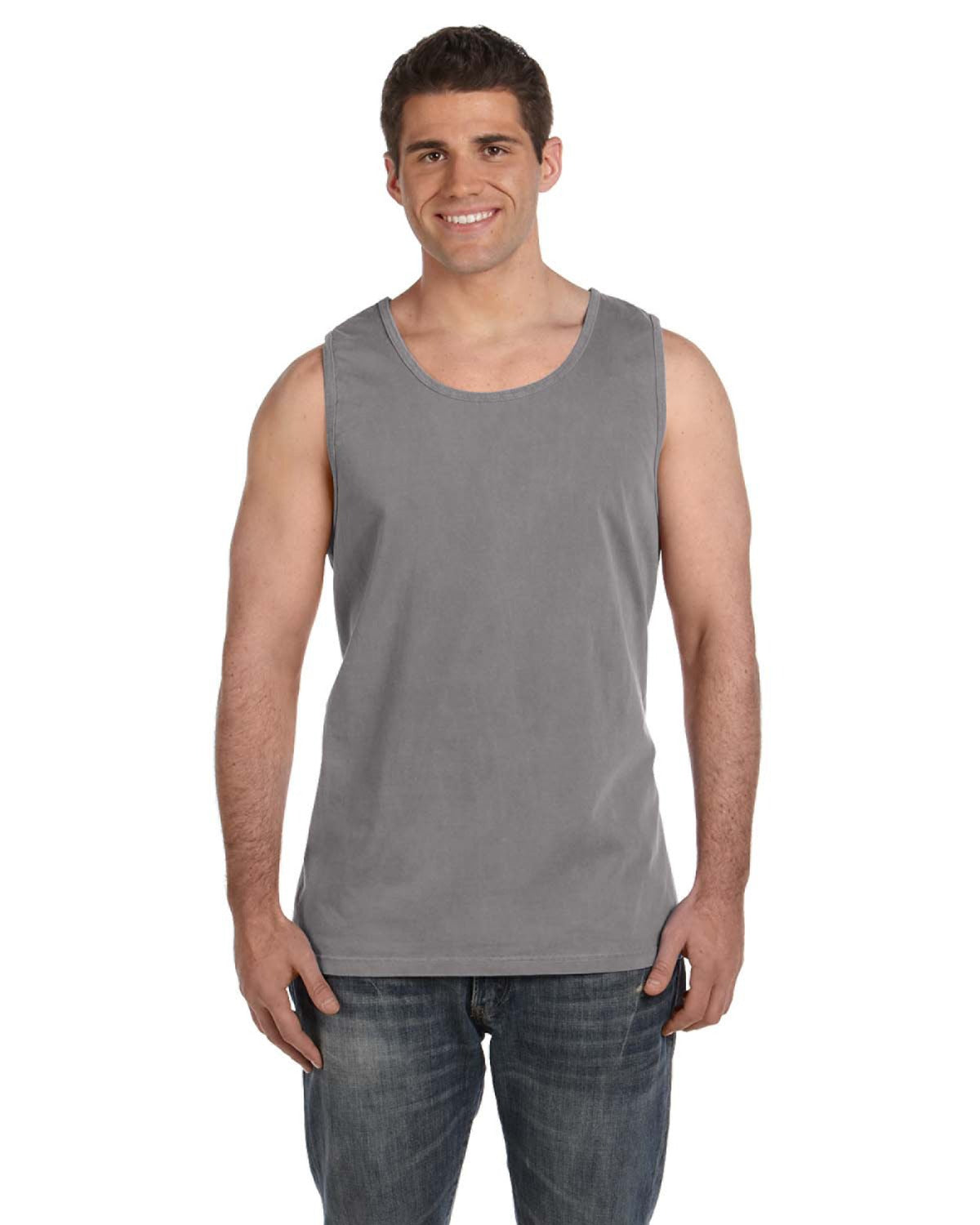Unisex Heavyweight RS Tank - Gray