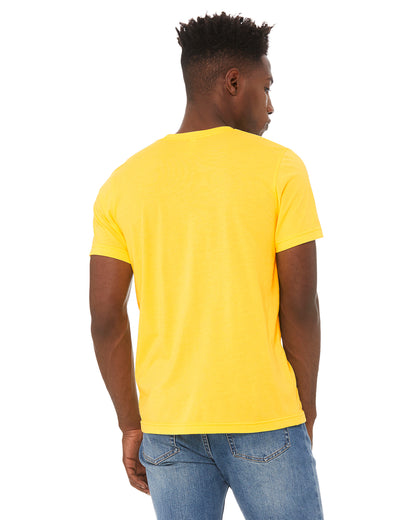 Unisex Heather CVC T-Shirt - Heather Yellow