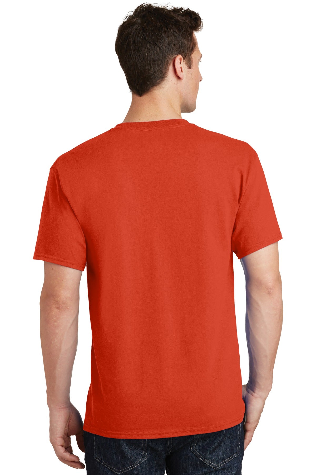 Unisex Tall Core Cotton Tee - Orange
