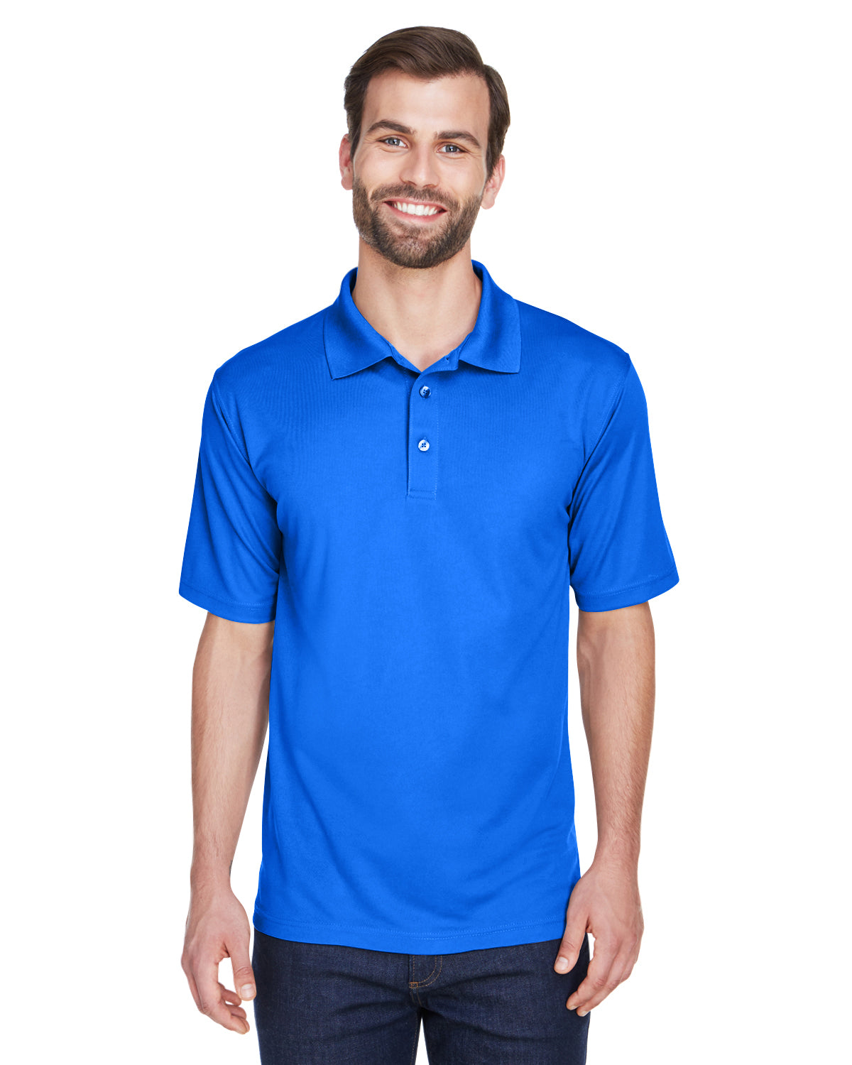 Men's Cool & Dry Mesh Piqué Polo - Royal