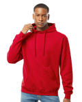 Unisex Fleece Pullover Hoodie - Red