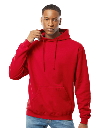Unisex Fleece Pullover Hoodie - Red
