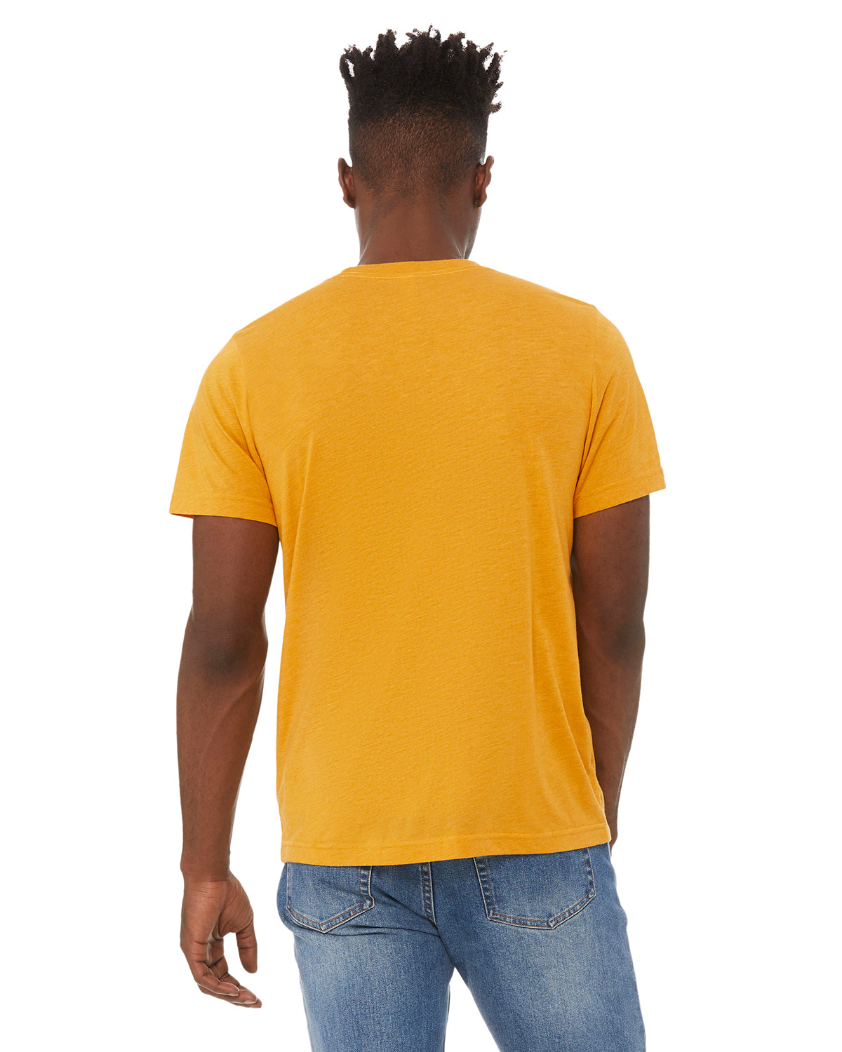 Unisex Triblend T-Shirt - Mustard Triblend