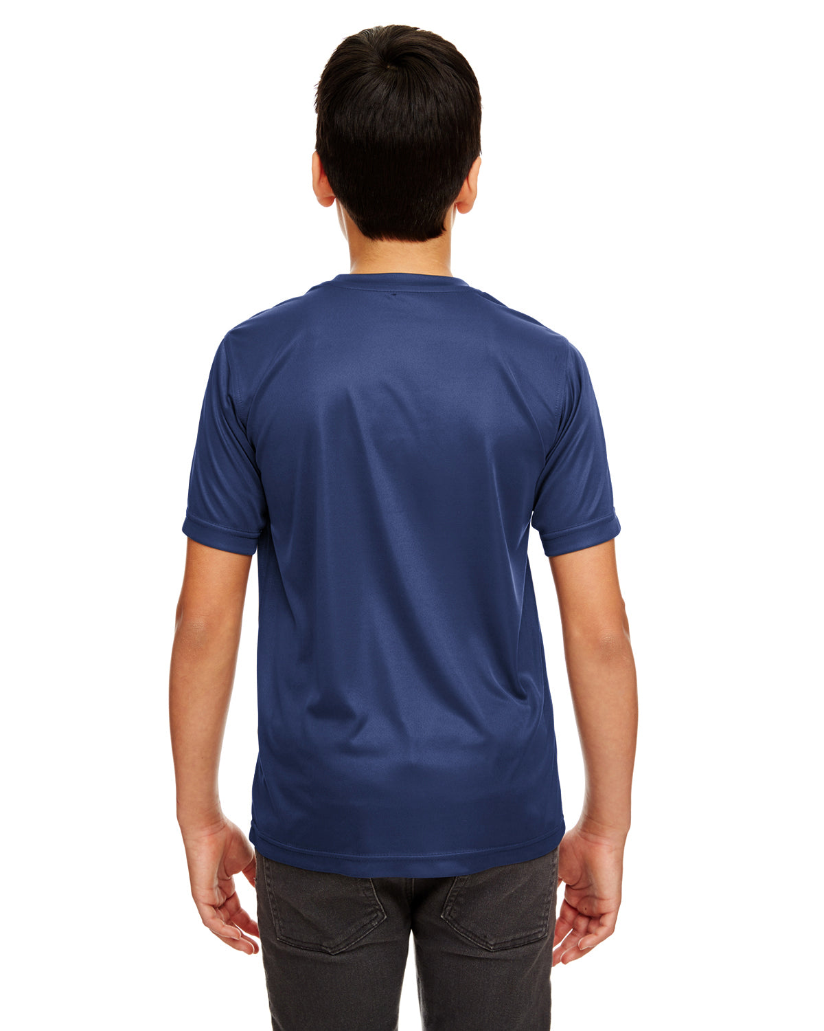 Youth Cool & Dry Sport Performance Interlock T-Shirt - Navy