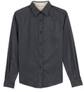 Women's Long Sleeve Easy Care Shirt - Cl Navy / Light Stone