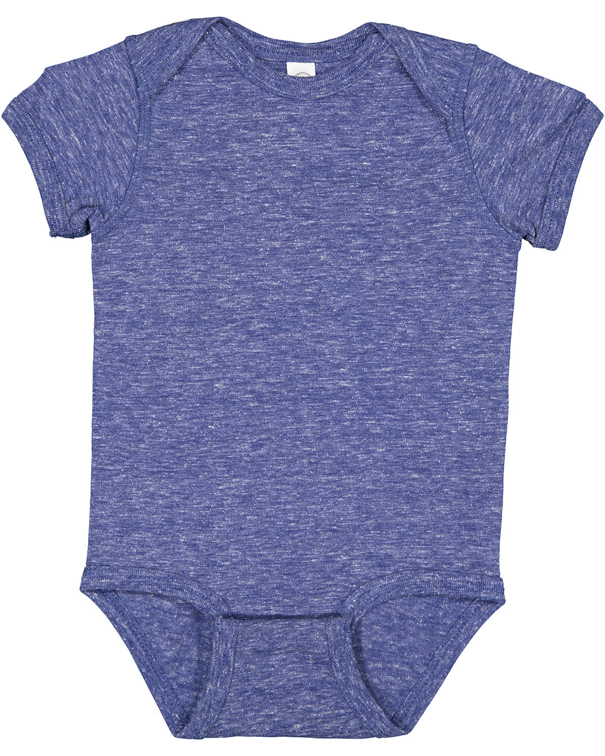 Infant Harborside Melange Bodysuit - Royal Melange