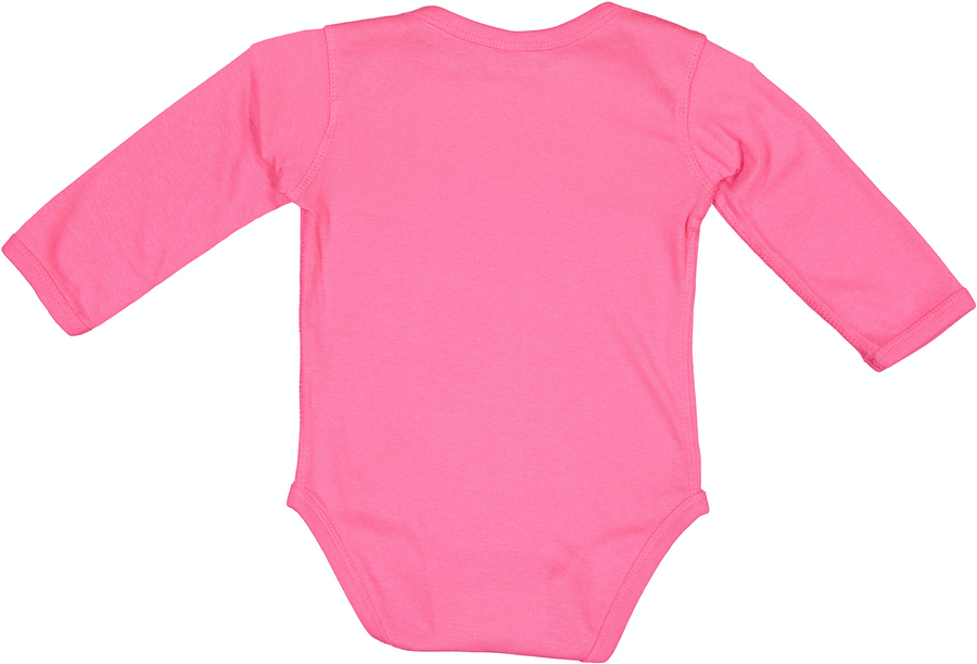 Infant Long-Sleeve Bodysuit - Hot Pink