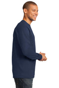 Unisex Long Sleeve Essential Tee - Navy
