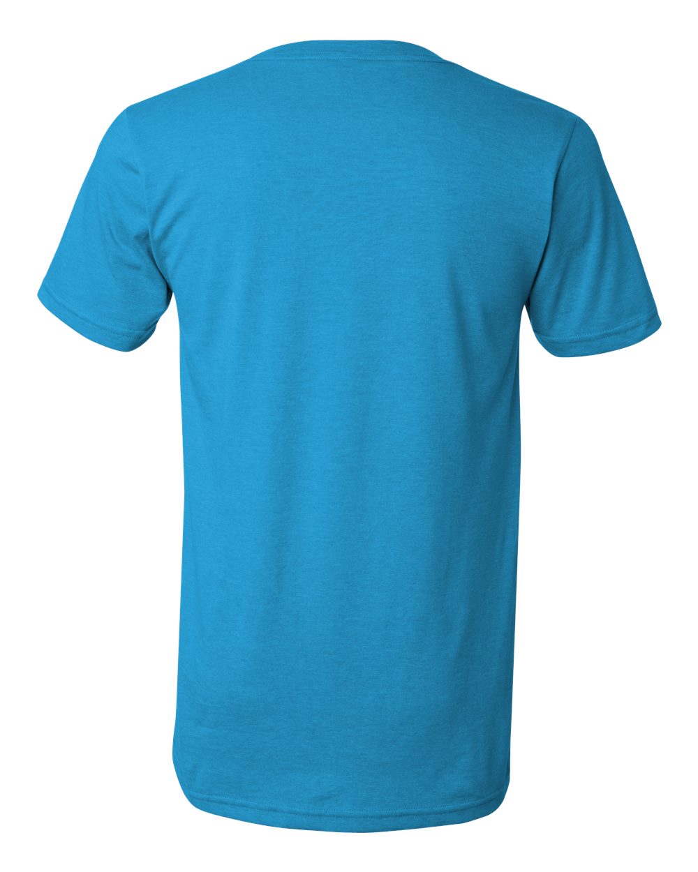 Unisex Jersey Short-Sleeve V-Neck T-Shirt - Neon Blue