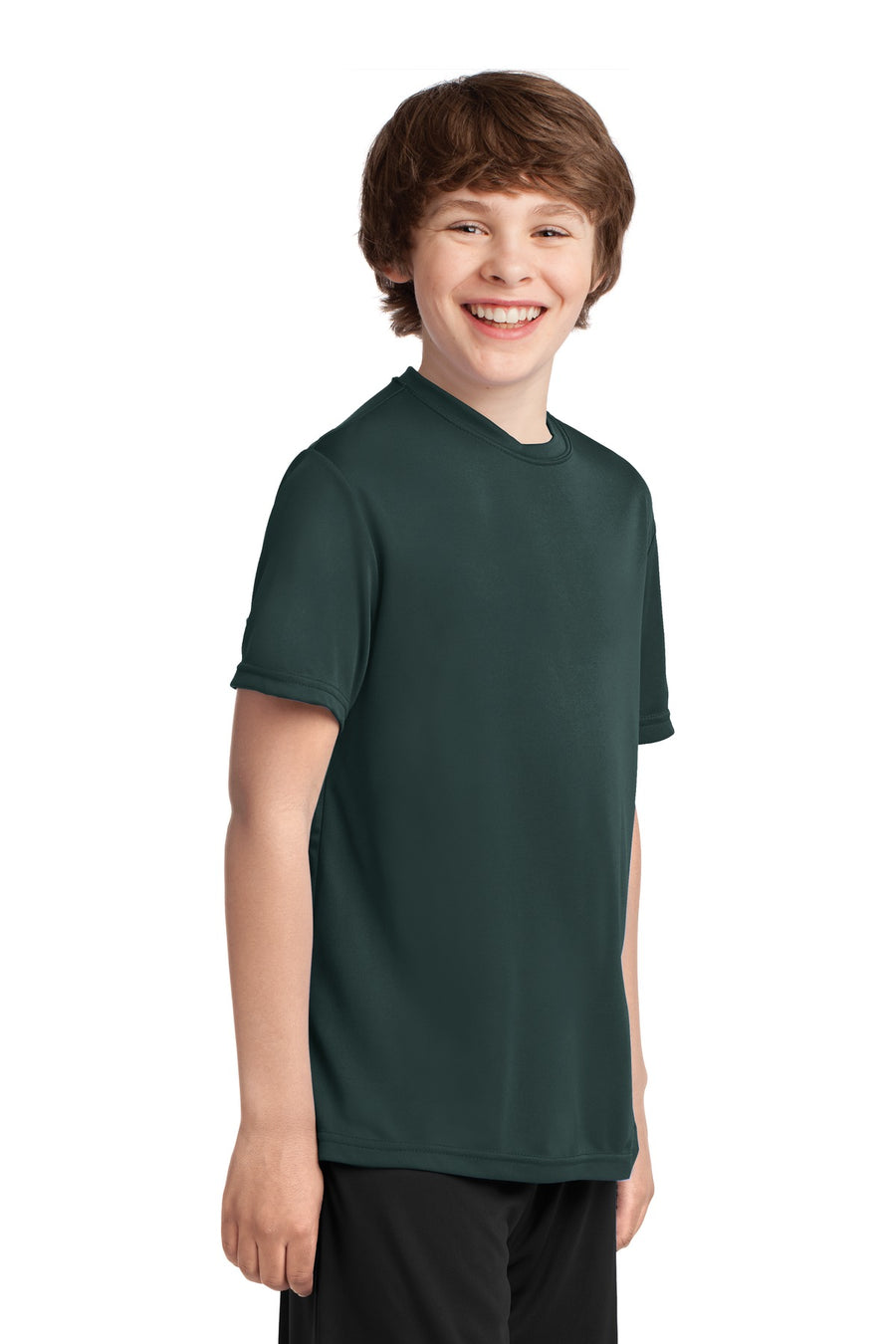 Youth Performance Tee - Dark Green