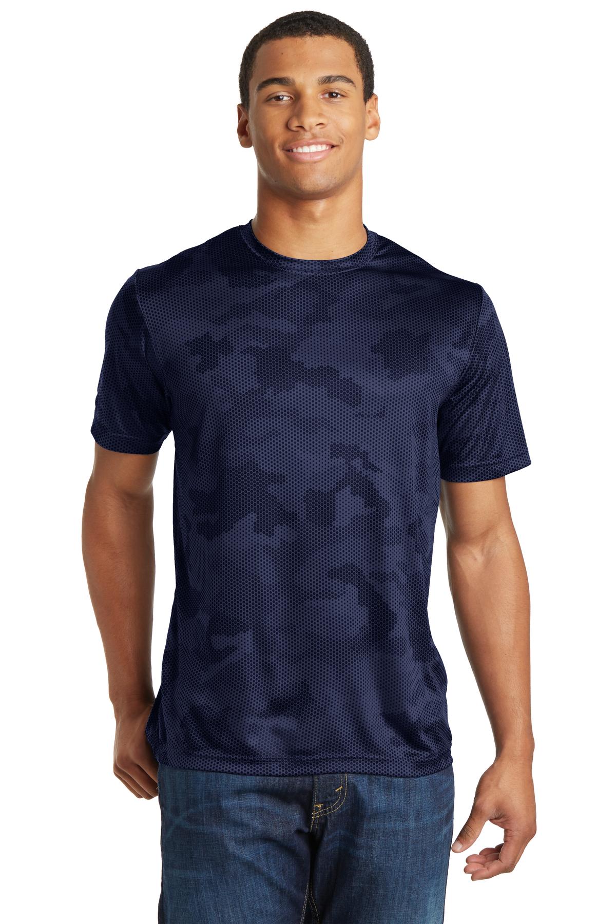 Unisex CamoHex Tee - True Navy