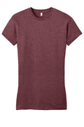 Women's Fitted Very Important Tee - Heather Cardinal
