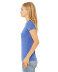 Women's Junior Fit Favorite T-Shirt - Heather Columbia Blue