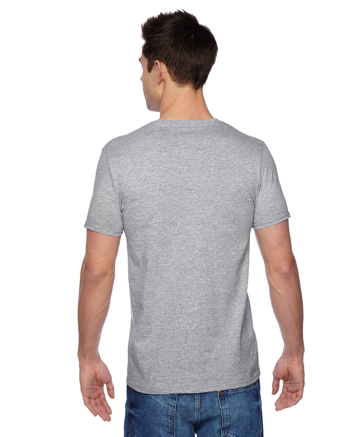 Unisex Sofspun�� Jersey V-Neck T-Shirt - Athletic Heather