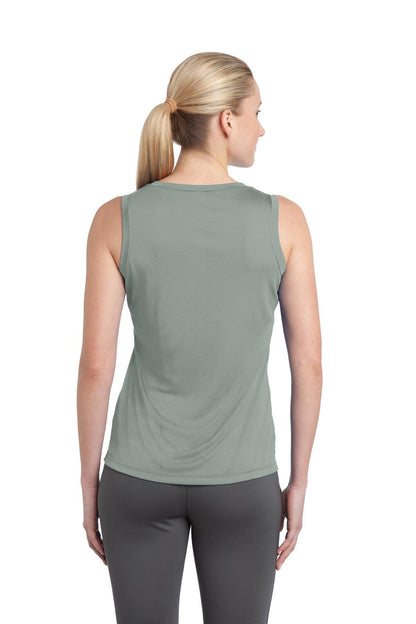 Women's Sleeveless PosiCharge Competitor V-Neck Tee - Silver