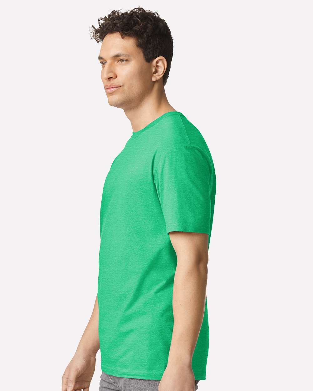 Light Cotton T-Shirt - Heather Irish Green