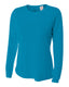 A4 NW3002 - Women's Long Sleeve Cooling Performance Crew Shirt - Electricblue