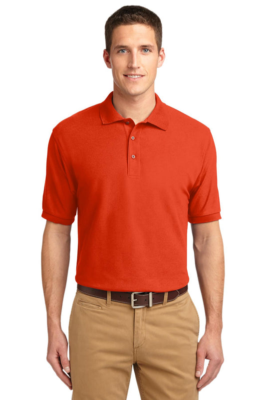 Unisex Silk Touch Polo - Orange