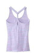 Women's Cosmic Twist Back Tank - White / Pink Cos