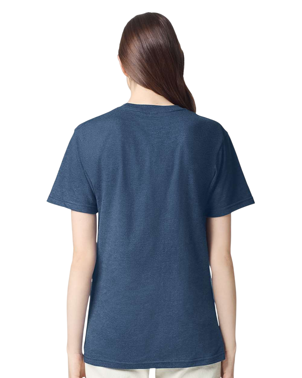 Unisex CVC T-Shirt - Heather Sea Blue