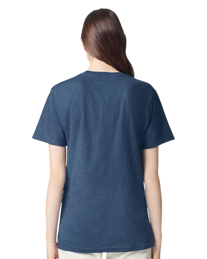 Unisex CVC T-Shirt - Heather Sea Blue