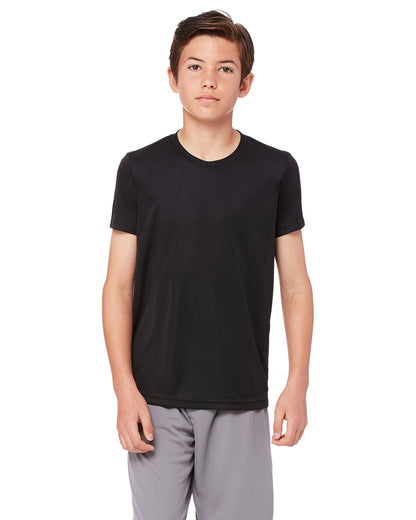 Youth Performance Short-Sleeve T-Shirt - Black