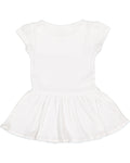 Infant Baby Rib Dress - White