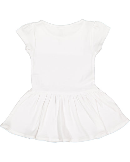 Infant Baby Rib Dress - White