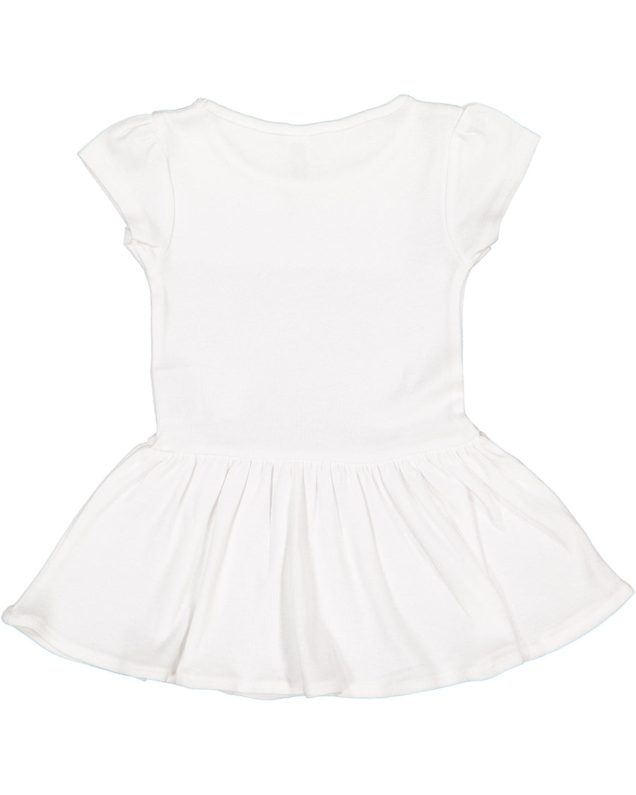 Infant Baby Rib Dress - White