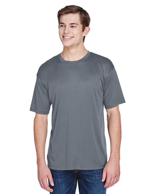 Men's Cool & Dry Basic Performance T-Shirt - Charcoal